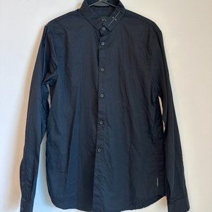 Armani Exchange - Classic button-up shirt - Black